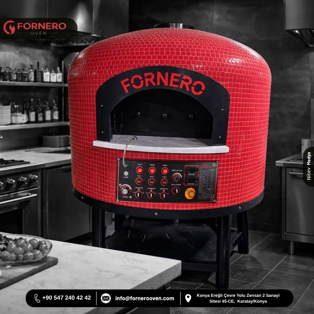Taş Tabanlı Pizza Fırını | Profesyonel Gazlı Sistem – Fornero